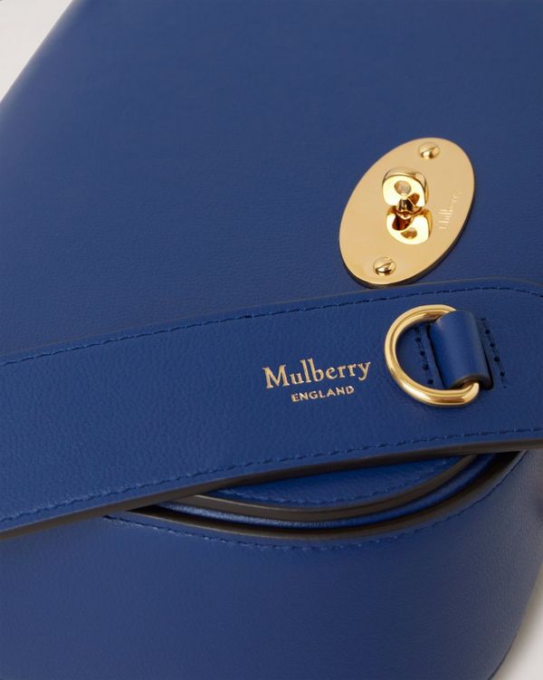 Small Darley Satchel Small Classic Grain (Poplin Blue)