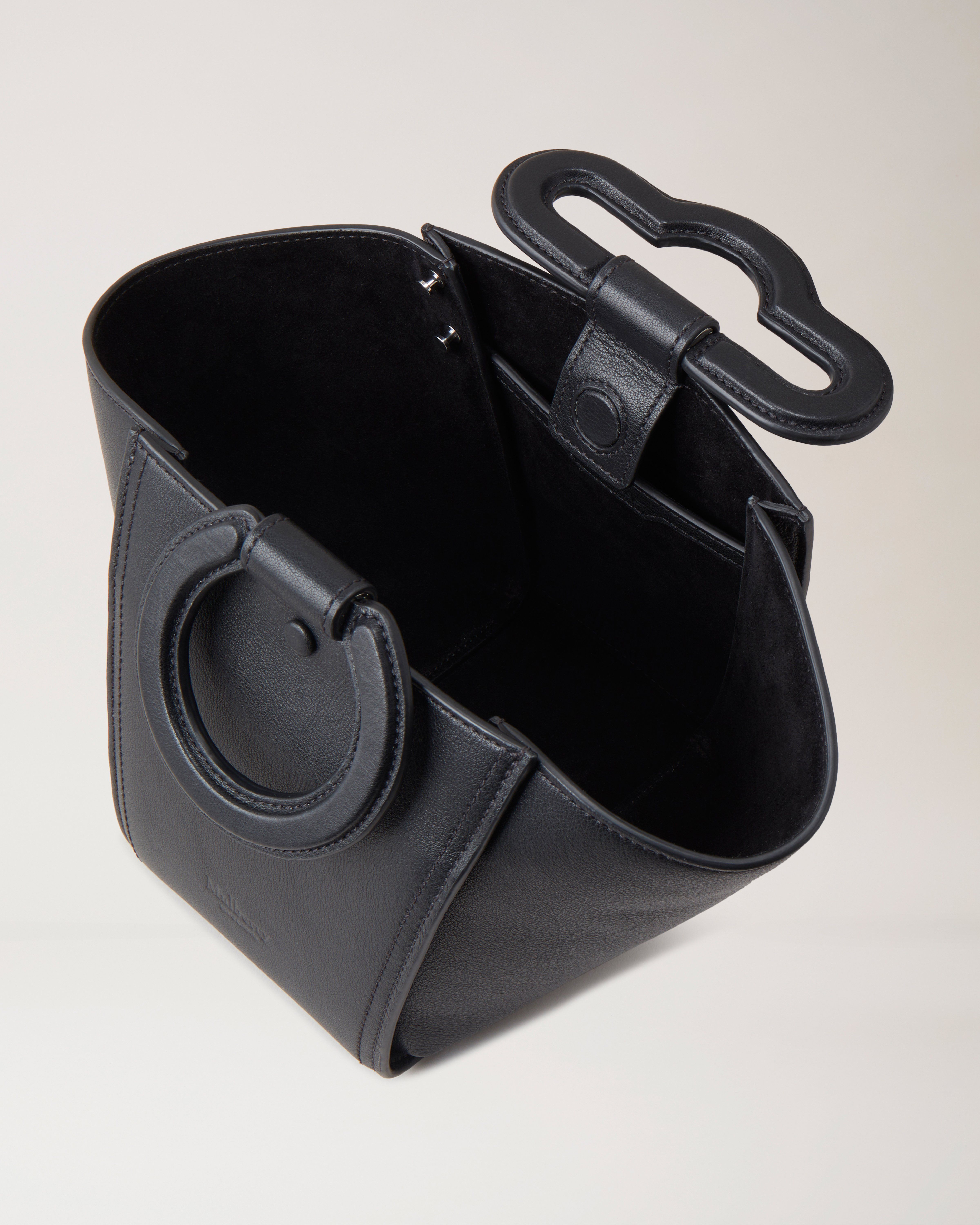Mini Rider's Top Handle Silky Calf (Mulberry Green)