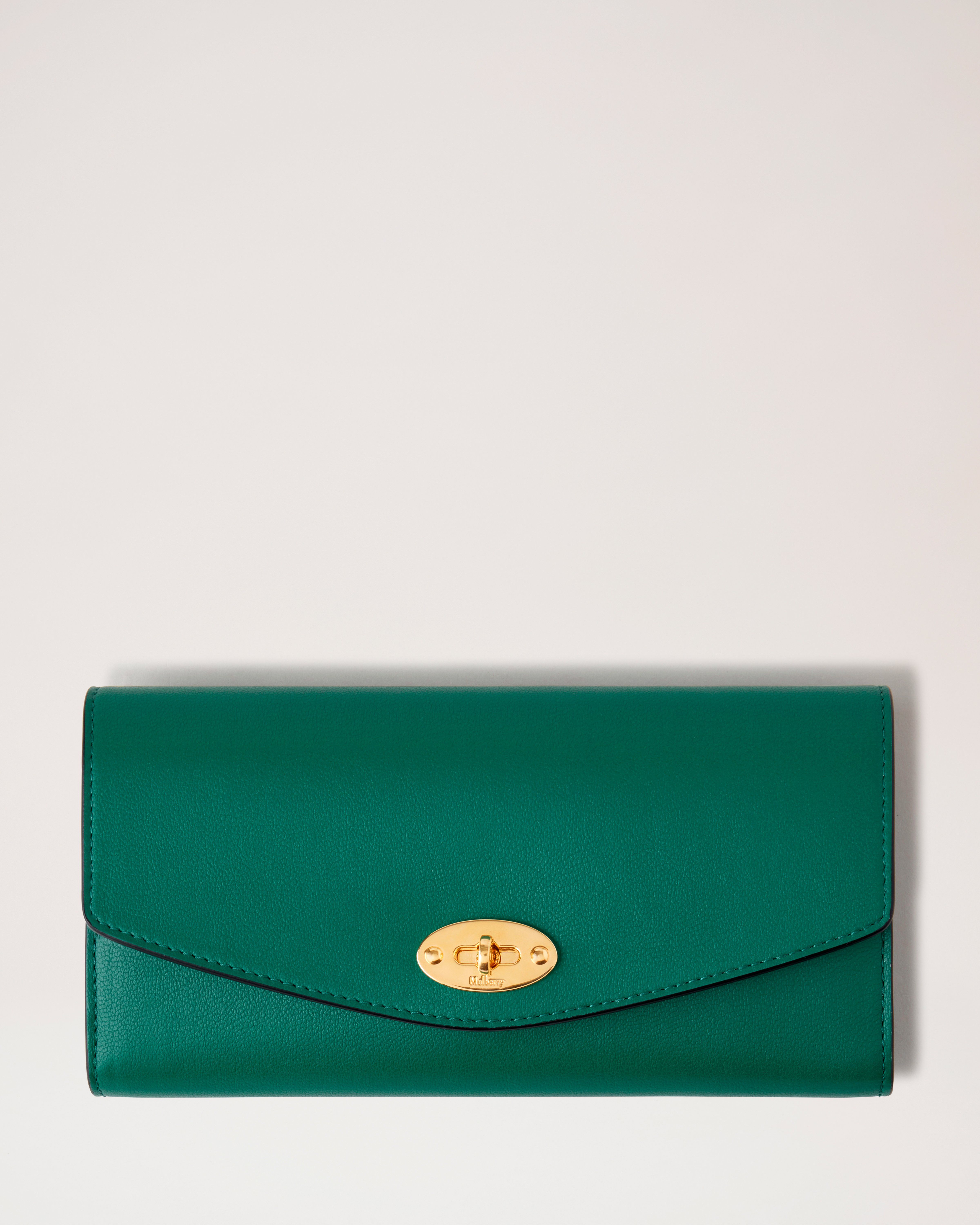 Darley Wallet | Malachite Micro Classic Grain | Darley | Mulberry