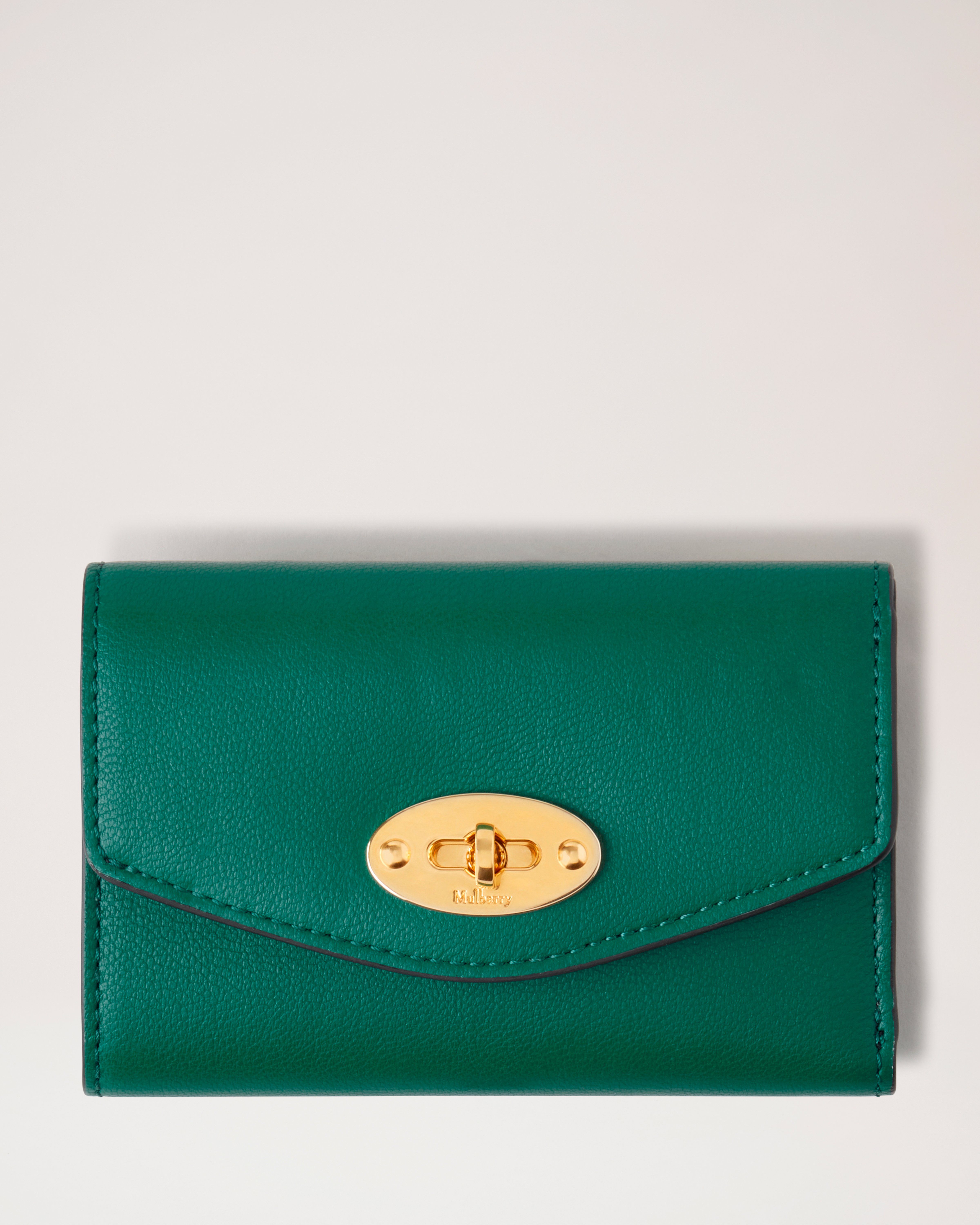 Darley Folded Multi-Card Wallet, Malachite Micro Classic Grain, Darley