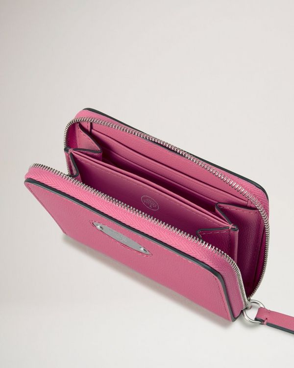 Pink wallet coach hot sale