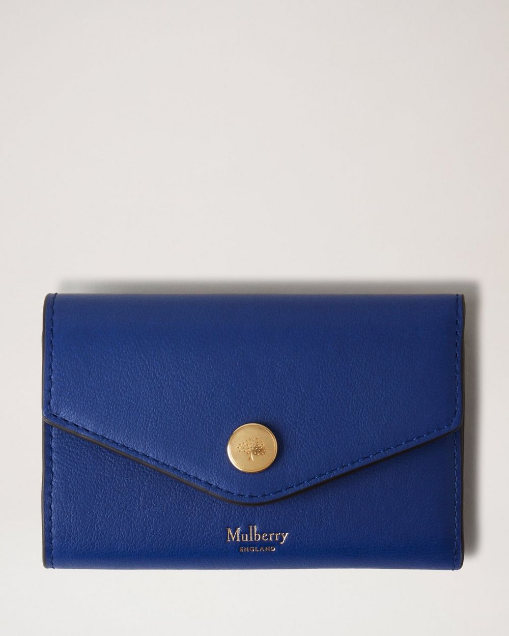 Folded Multi-Card Wallet | Pigment Blue Micro Classic Grain | Women ...