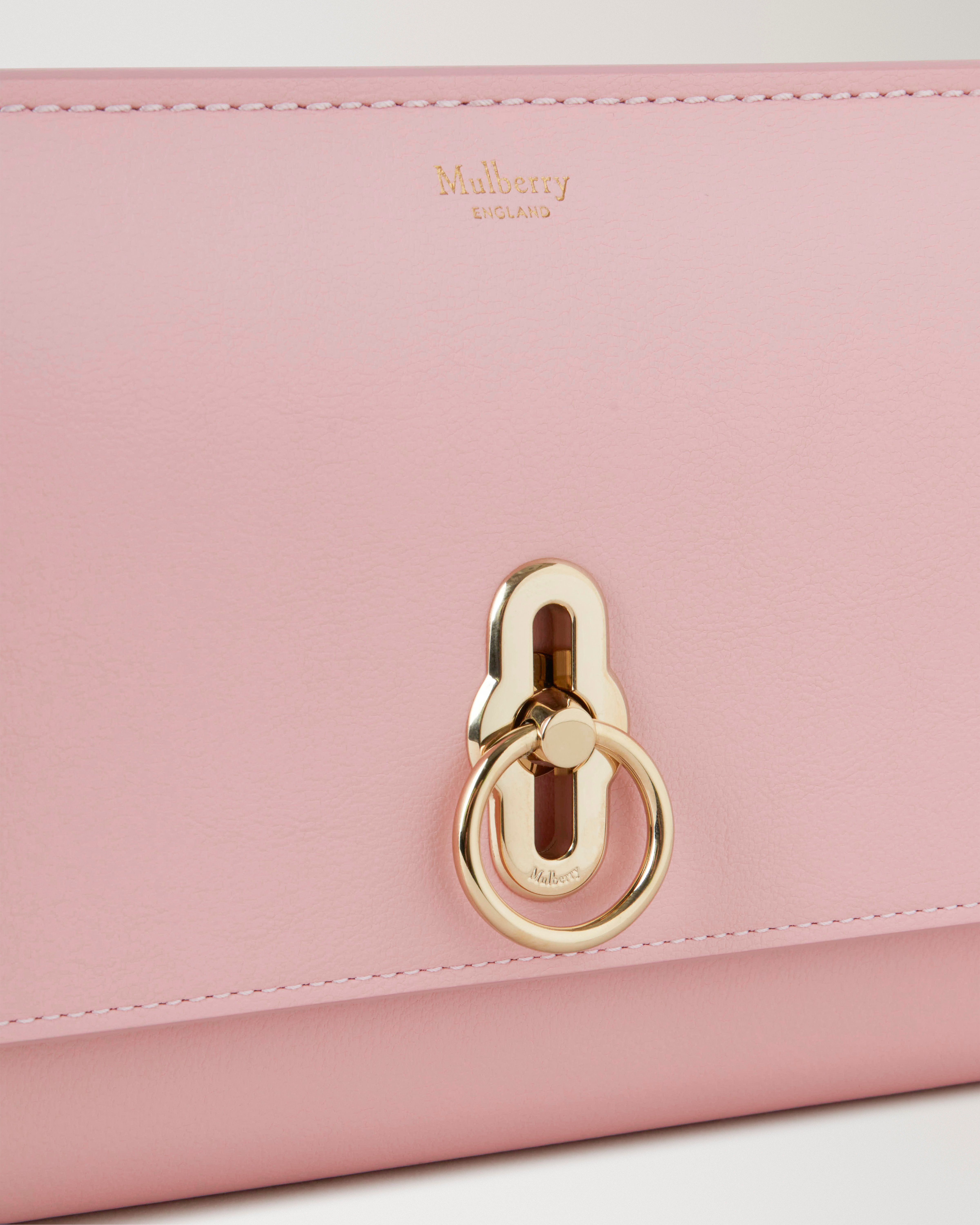 Amberley Clutch Powder Rose Micro Classic Grain Women Mulberry
