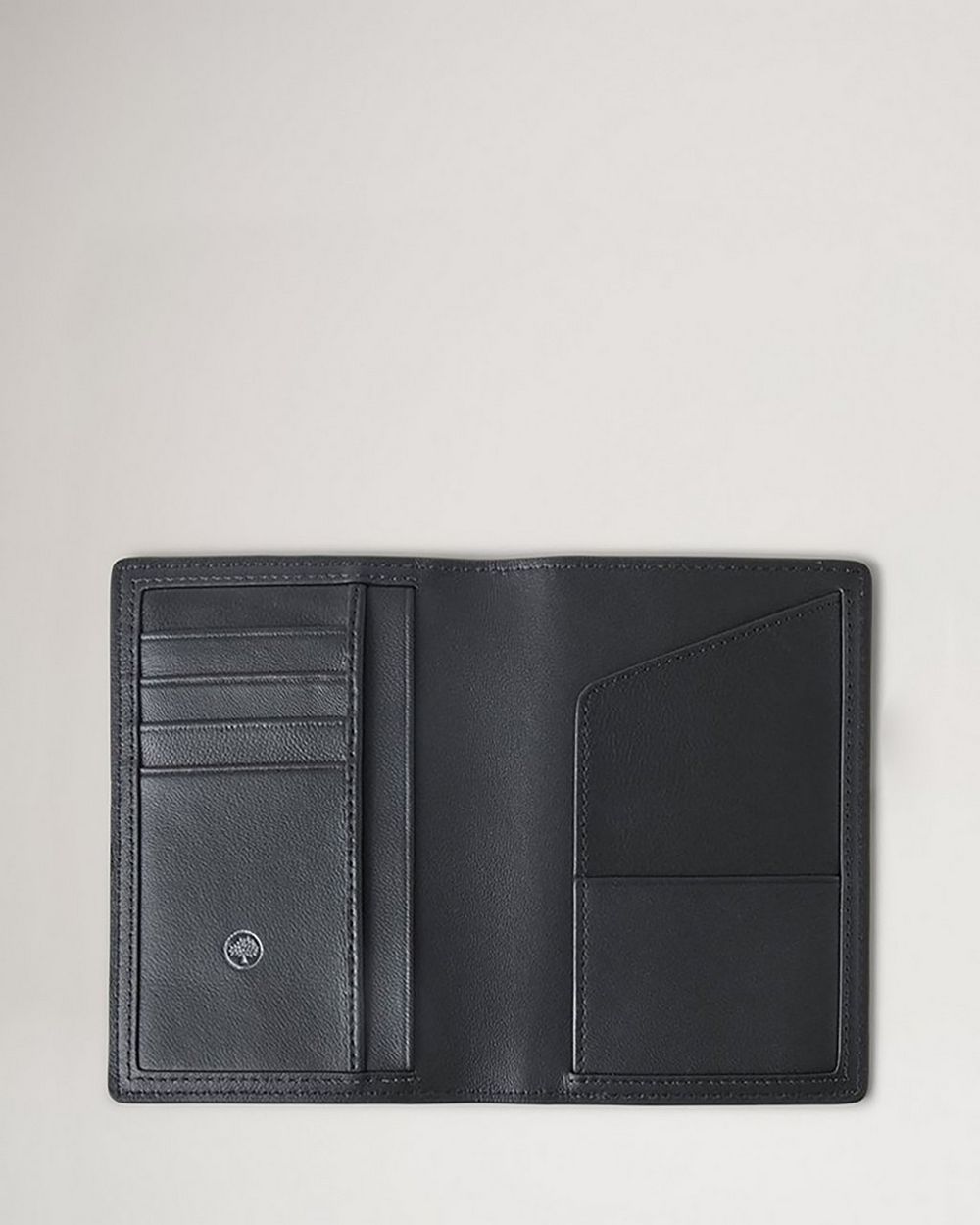 Black Leather Look Passport Cover