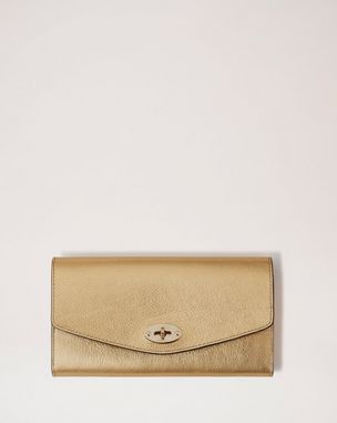 Darley Folded Multi-Card Wallet | Soft Gold Washed Metallic 