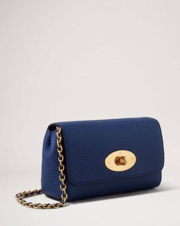 Mini Lily Pigment Blue Heavy Grain Women Mulberry