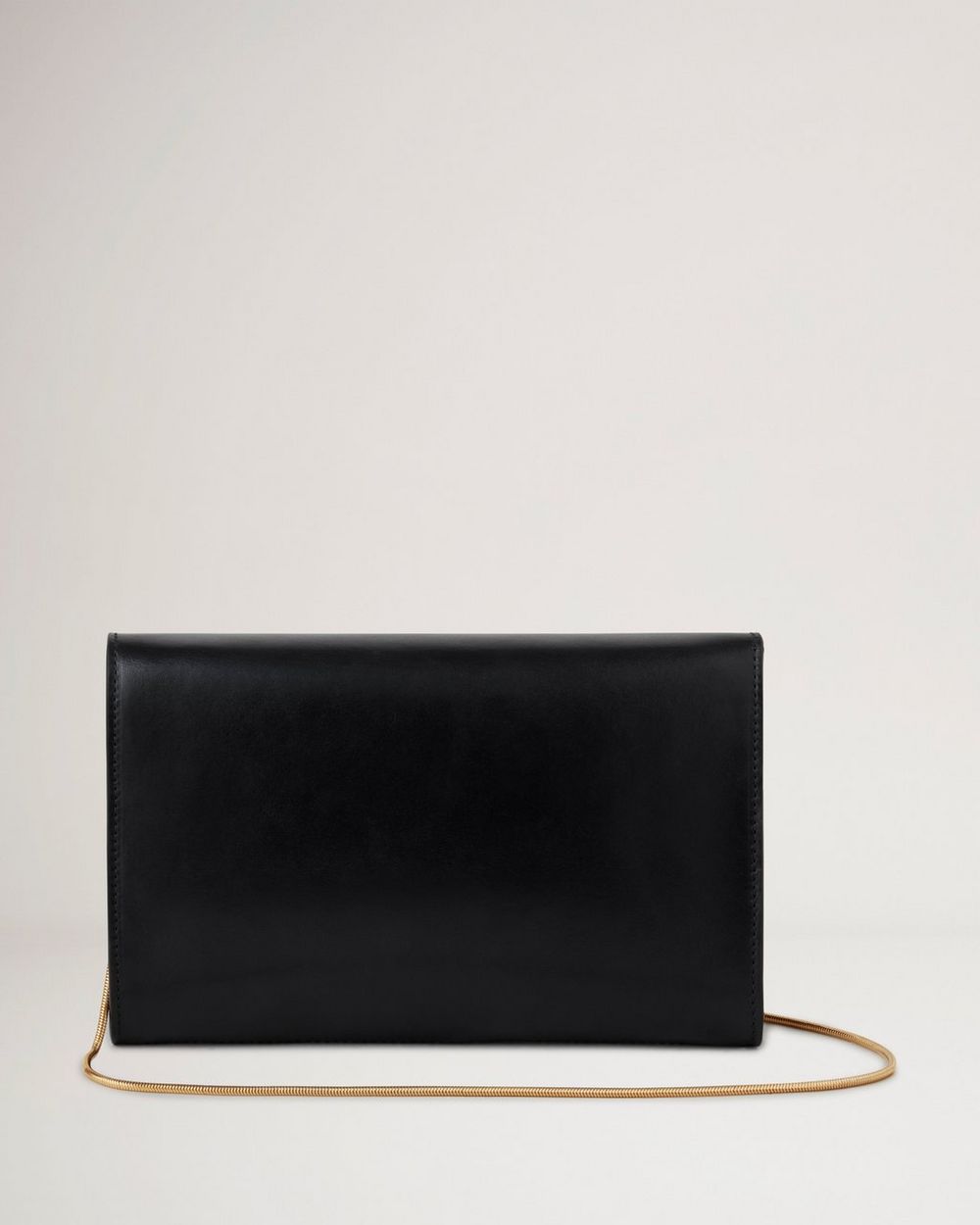 Lana Envelope Gold Leather Clutch