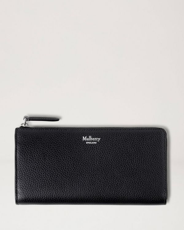 Long black outlet purse