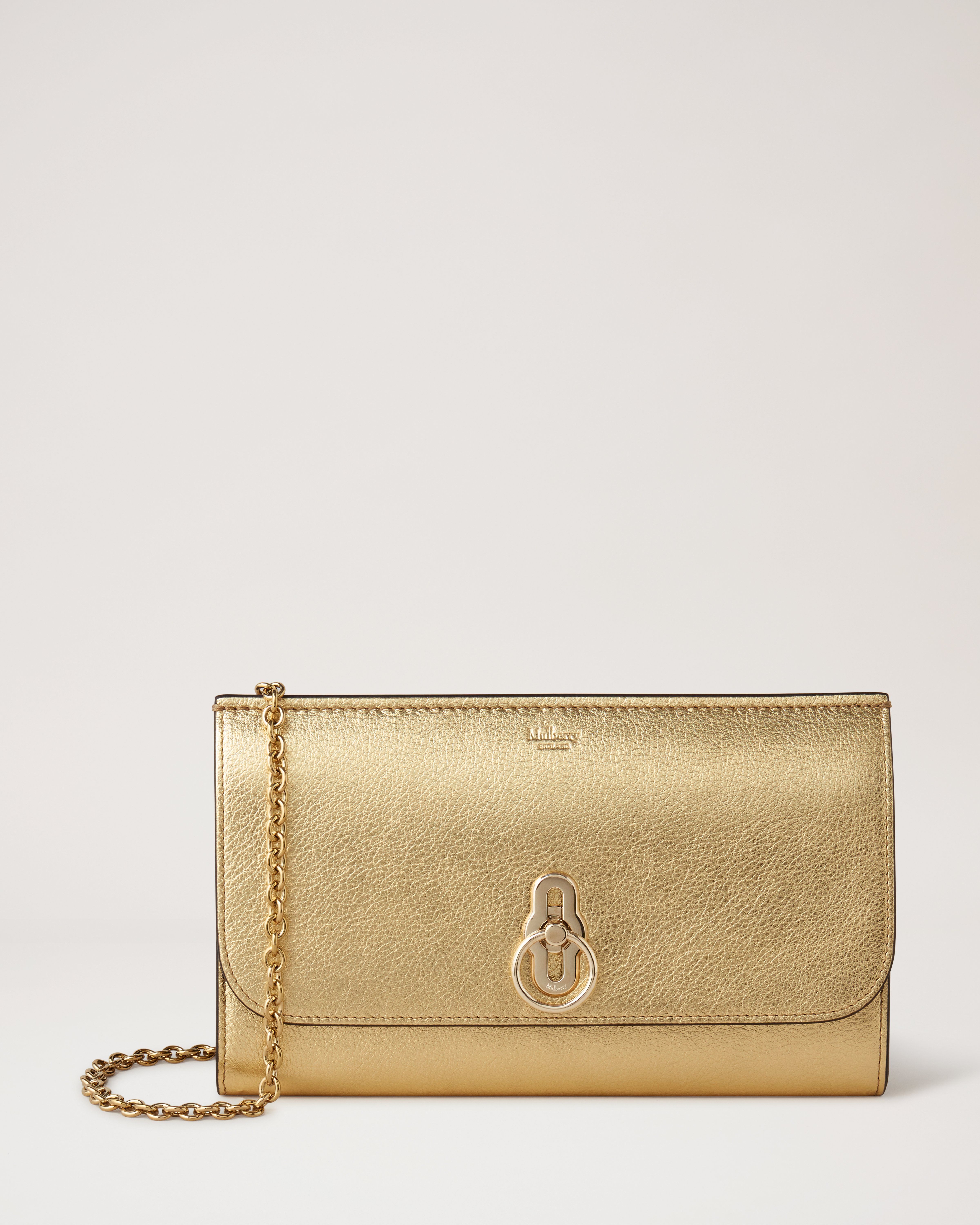 Gold cheap mulberry bag