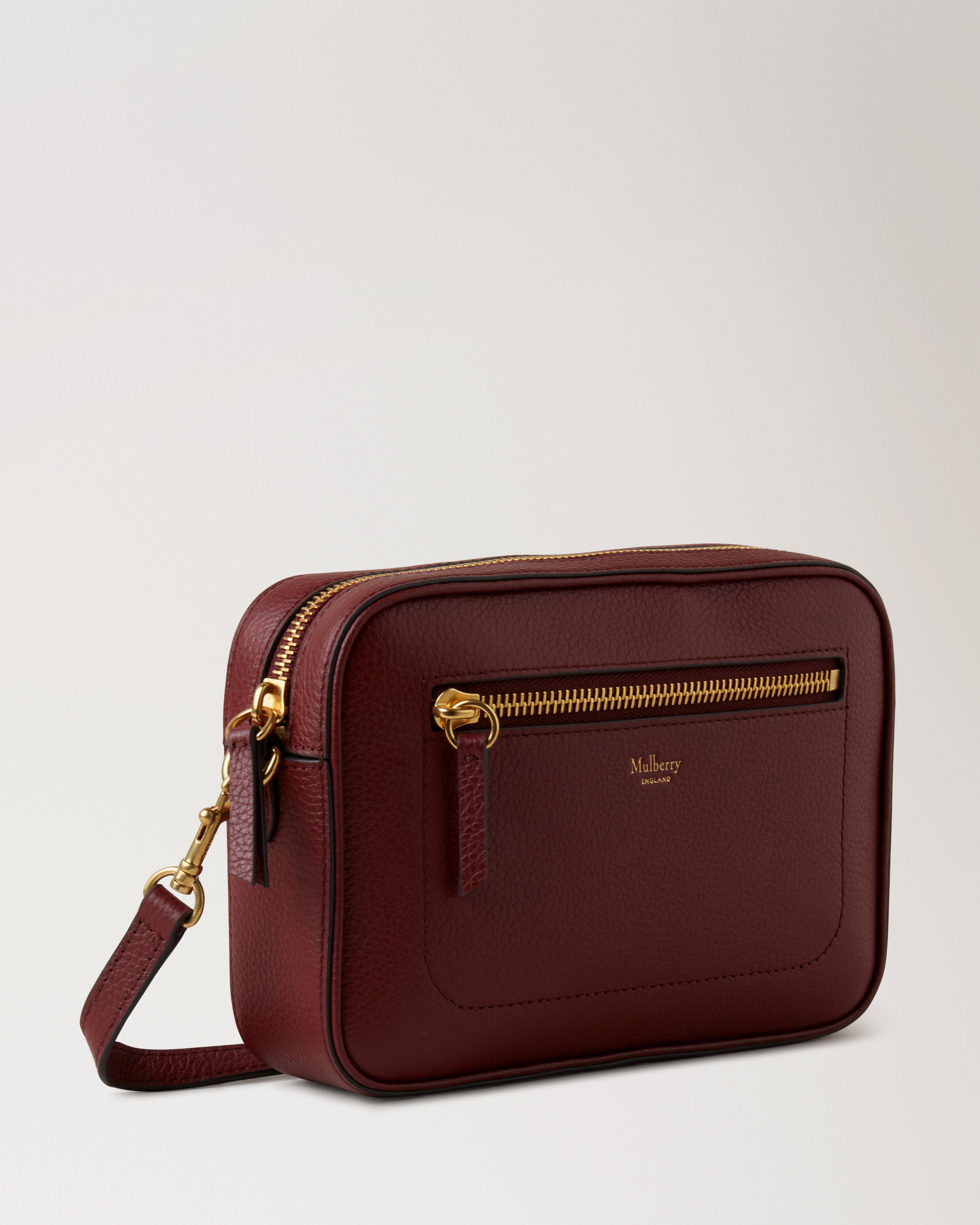 Camera Bag Crimson Small Classic Grain Mini & Micro Bags Mulberry