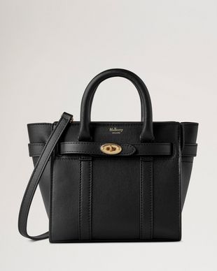 mulberry micro zipped bayswater black