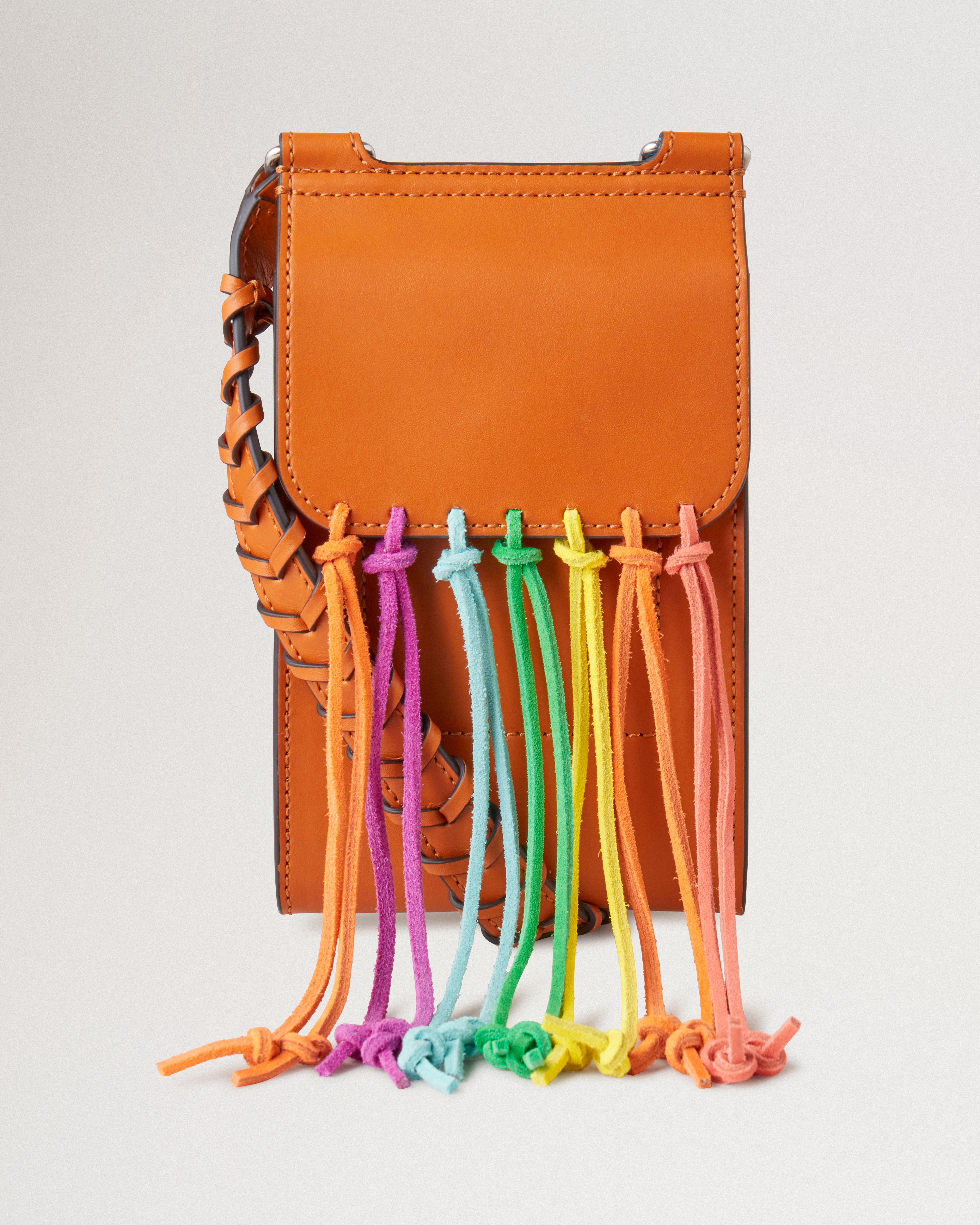 Mulberry x Mira Mikati Mini Antony Tassels | Honey & Multi Colour ...