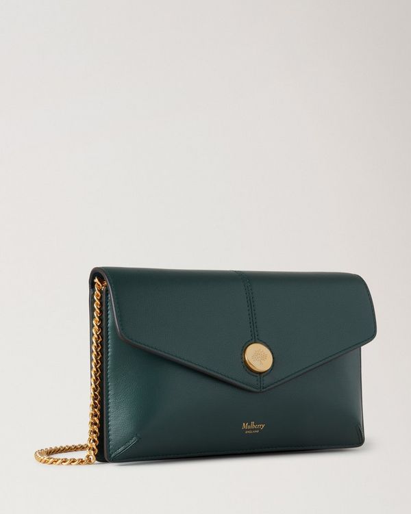 Press Stud Pochette on Chain
