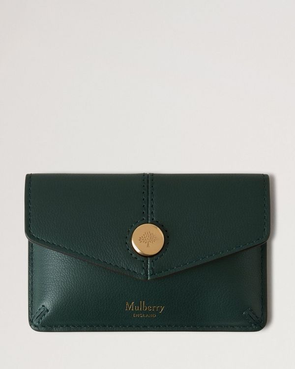 プレススタッズ コインポーチ | マルベリーグリーン マイクロ クラシック グレインレザー | Women | Mulberry