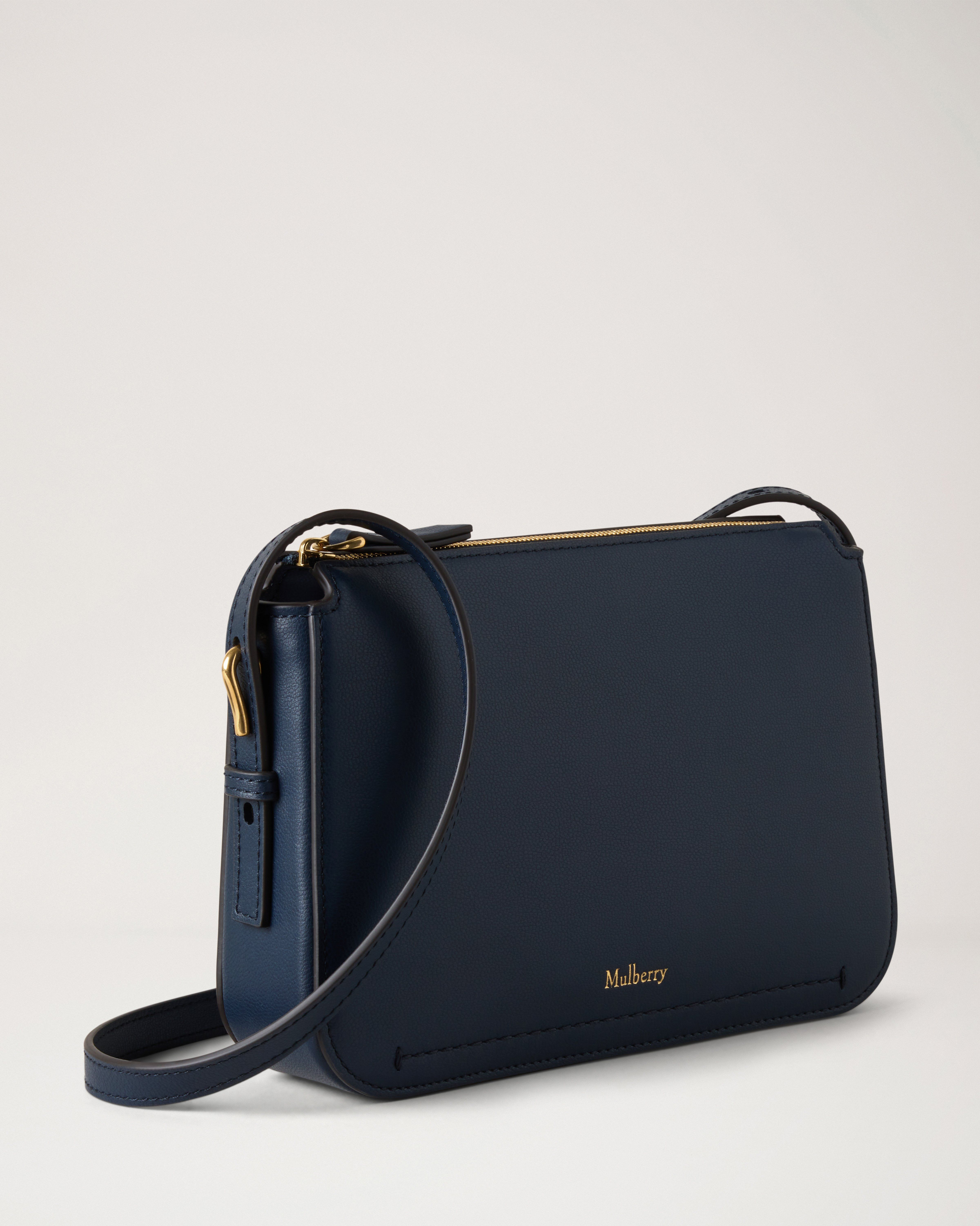Mulberry | Clovelly Pouch | Night Sky Micro Classic Grain | Women