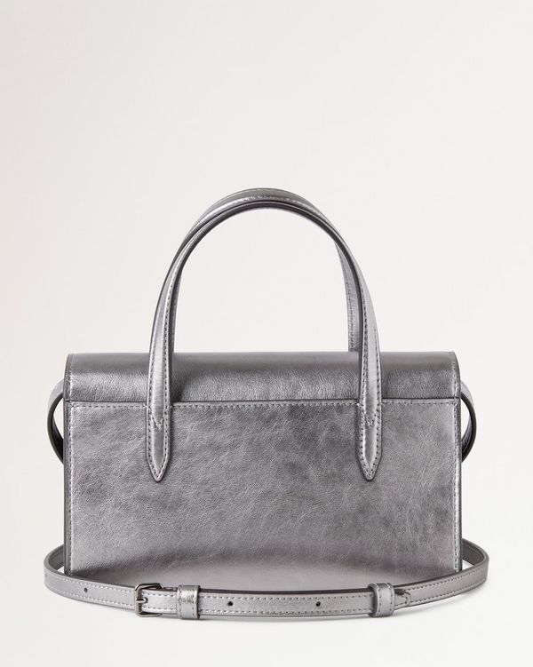 Mulberry | スモール ダーリー トップハンドル | ピューター Mulberry | スモール ダーリー トップハンドル | ピューター