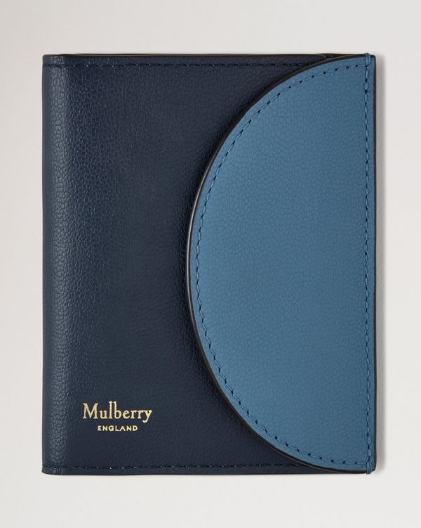 お値下げ不可【URBAN BOBBY】Mulberry Mulberry | Compact Bifold Card Wallet | Brighton Blue & Night Sky