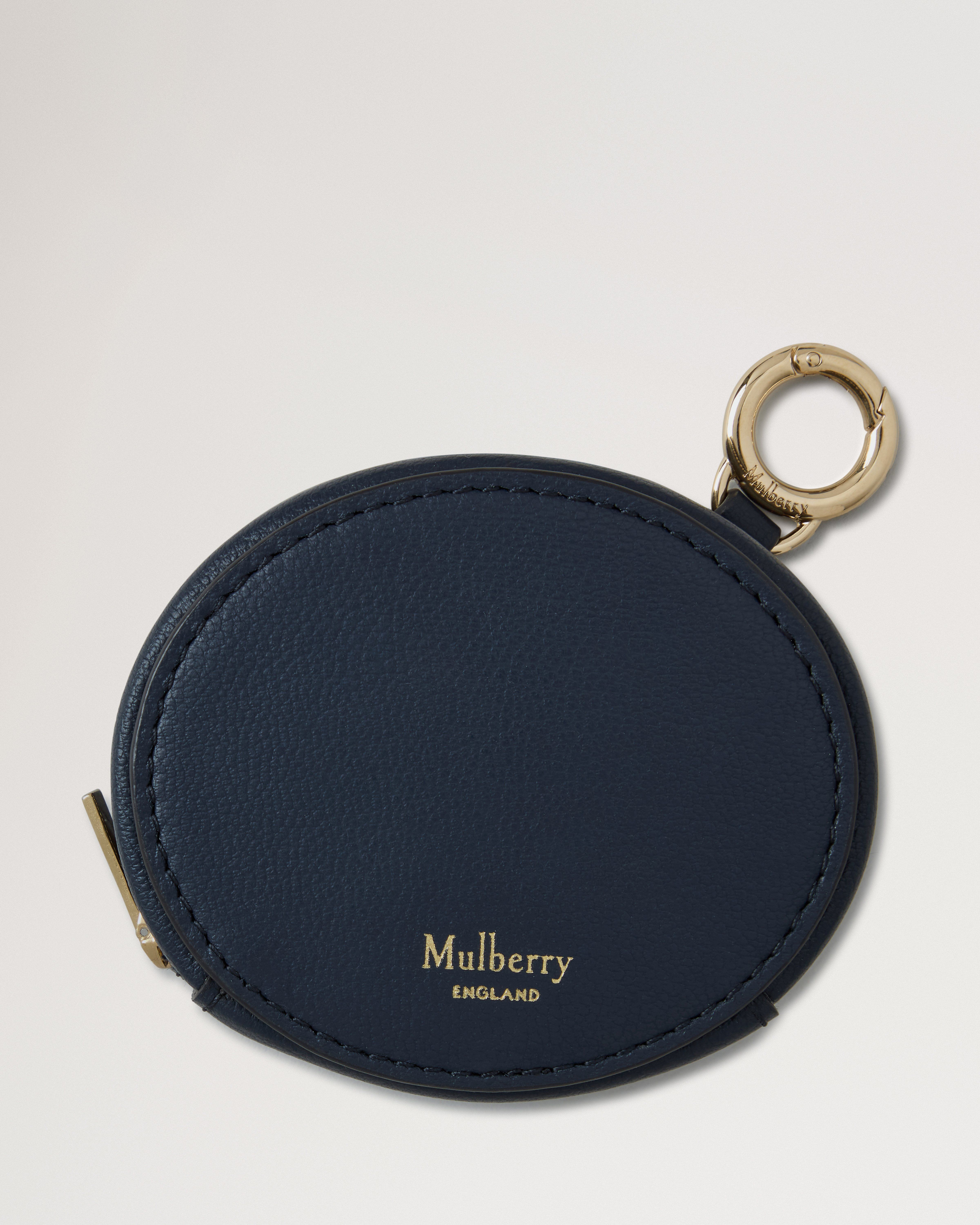 Mulberry | Zipped Case Keyring | Night Sky Micro Classic Grain