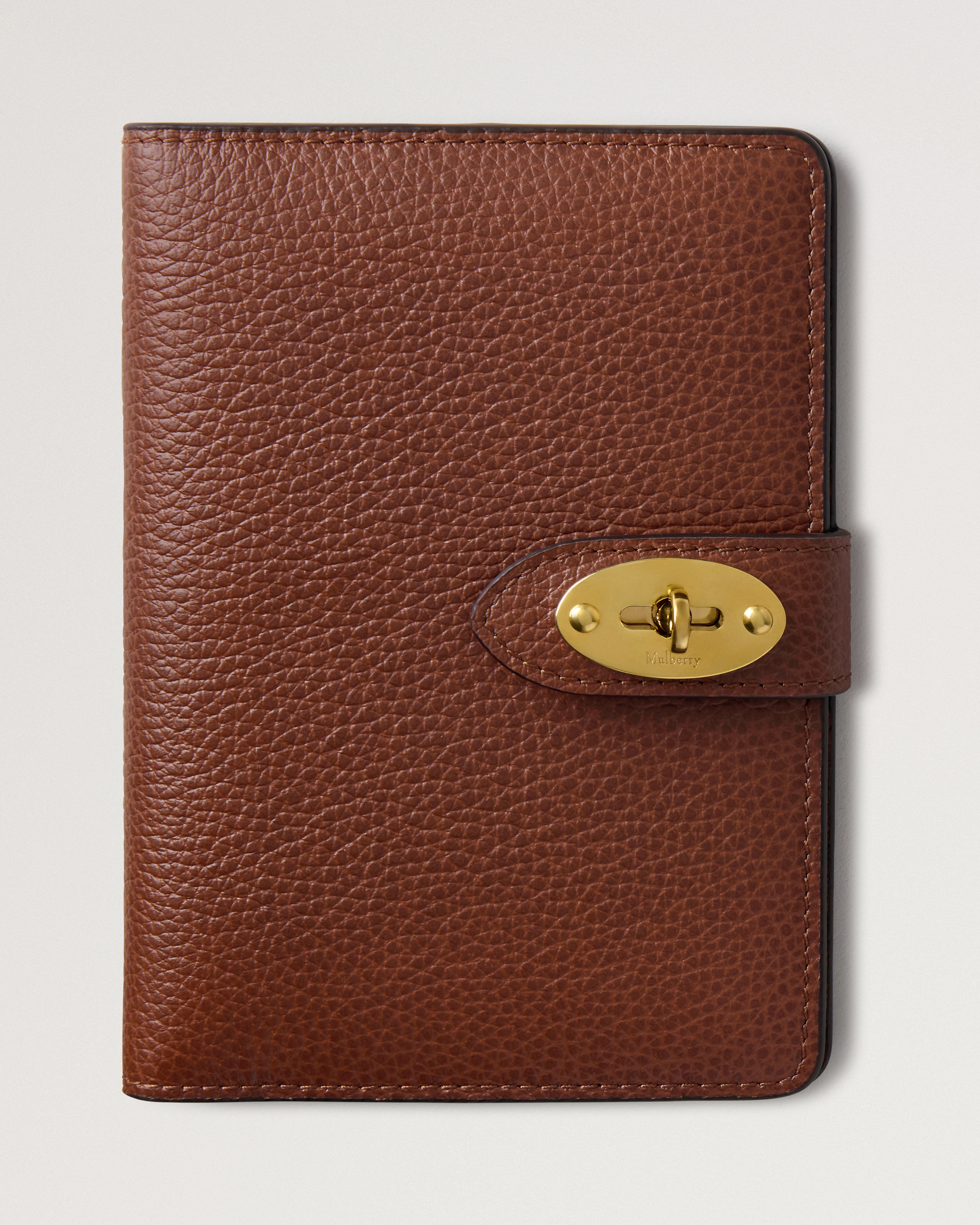 Mulberry | Darley Passport Cover | Oak Two-Tone Small Classic Grain