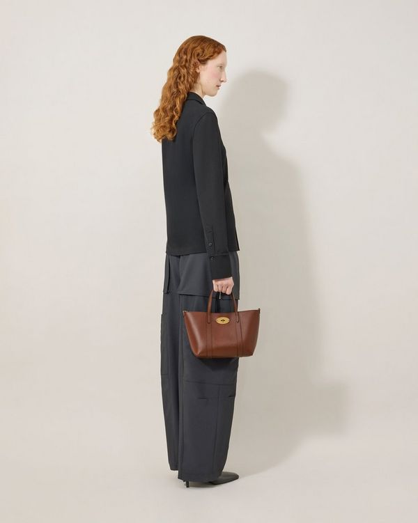 Mulberry | ミニ ベイズウォータートート | オーク ツートンカラー
