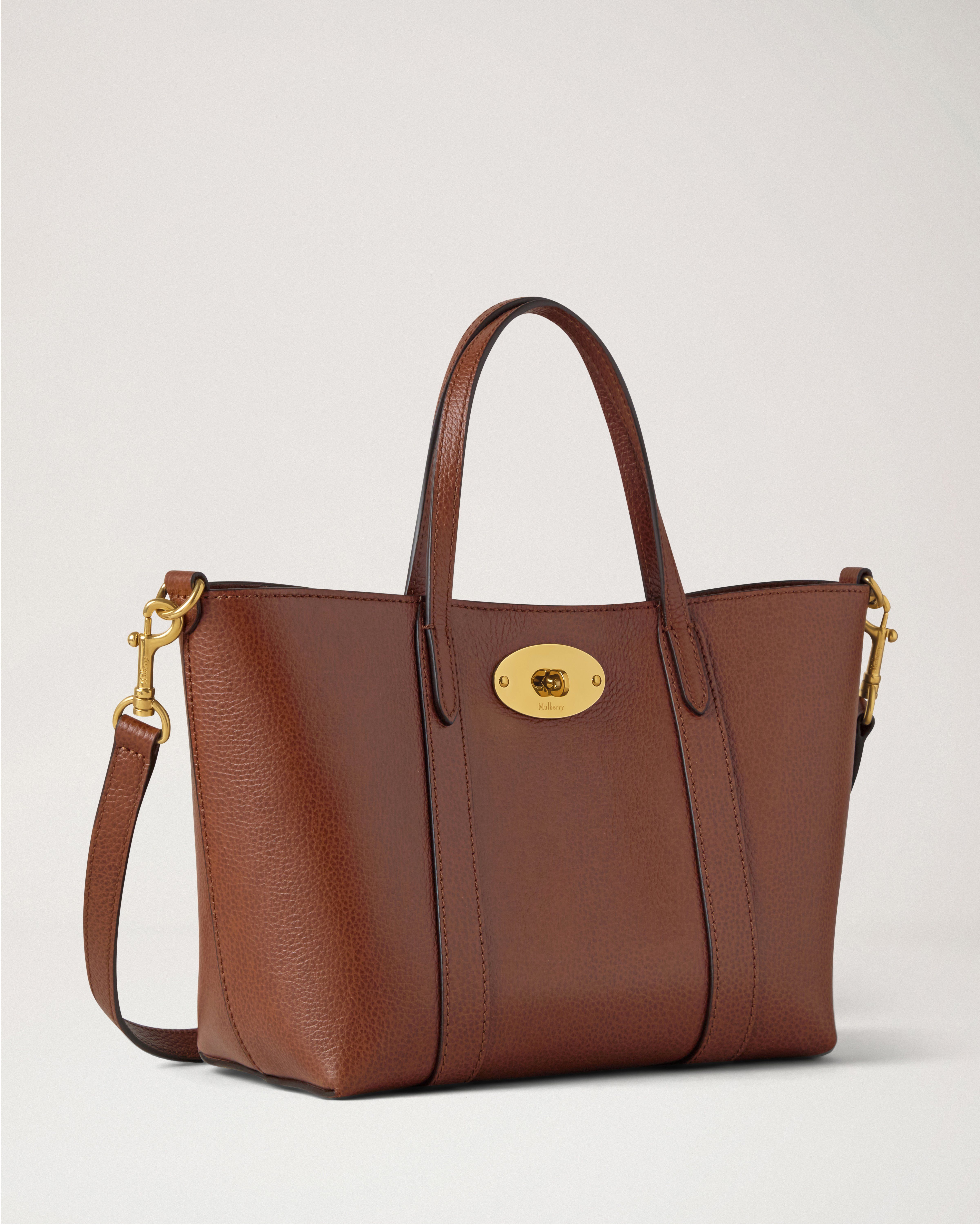 トートバッグ MULBERRY BAYSWATER SMALL TWO TONE TOTE BAG Mulberry | Bayswater 9 to 5 | Oak Two-Tone Small Classic Grain