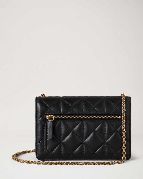 Mulberry | Small Darley | Black Quilted Nappa | Women