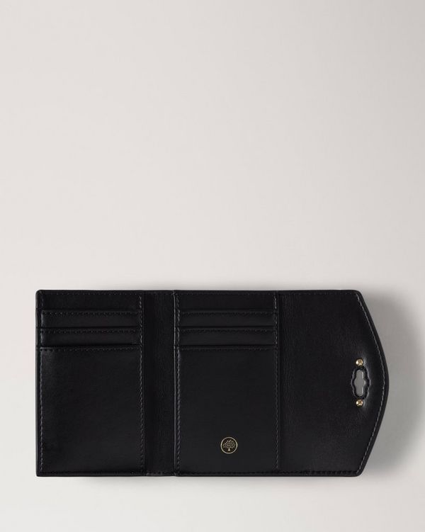 Mulberry ダーリー フォールデッド マルチカード ウォレット ブラック Mulberry | ダーリー フォールデッド マルチカード ウォレット