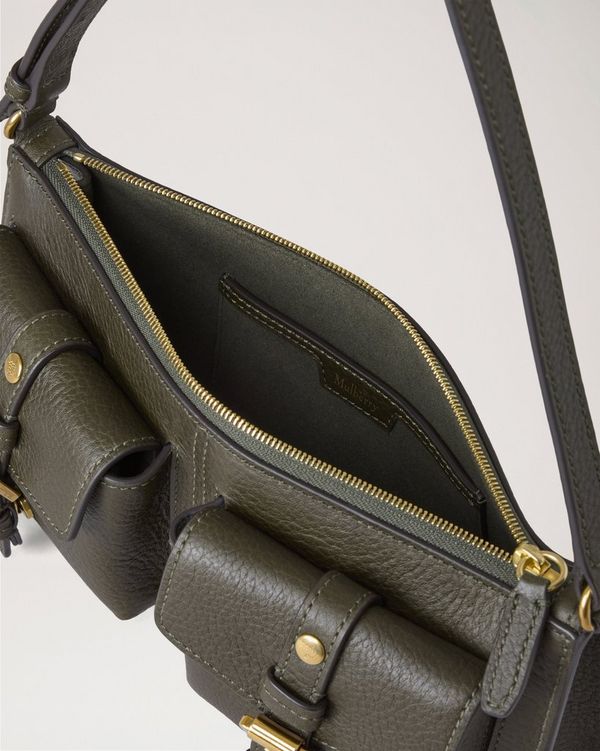 Mulberry | Mini Roxanne Shoulder Bag | Juniper Green NVT | Roxanne