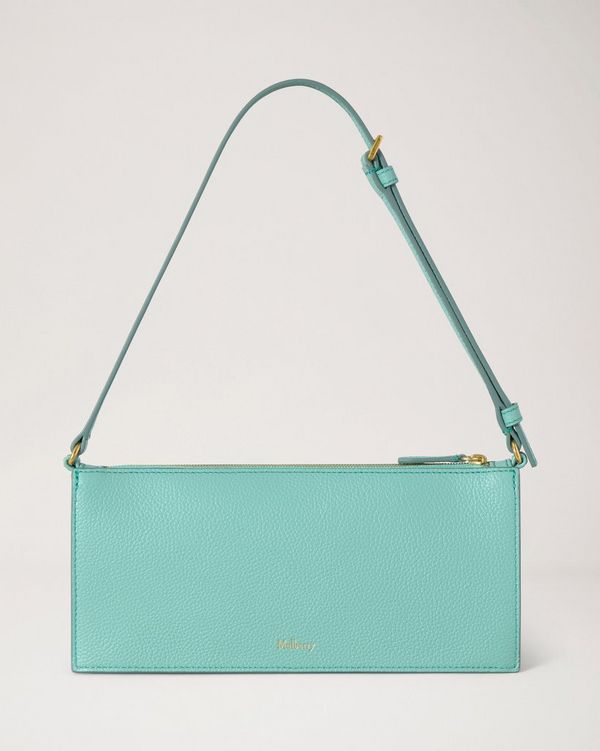 Mulberry | Mini Roxanne Shoulder Bag | Marina Blue Small Classic Grain