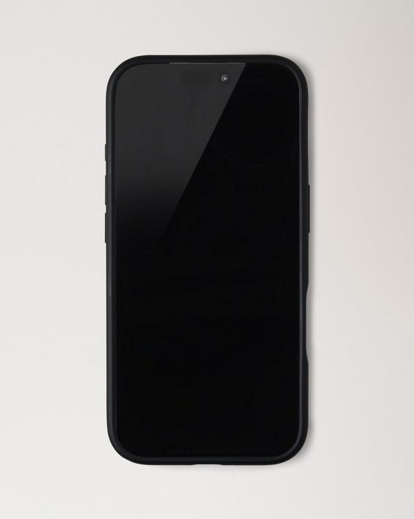 iPhone 17 Pro用マルベリーケース Mulberry | iPhone 17 Case | Black Small Classic Grain | Women
