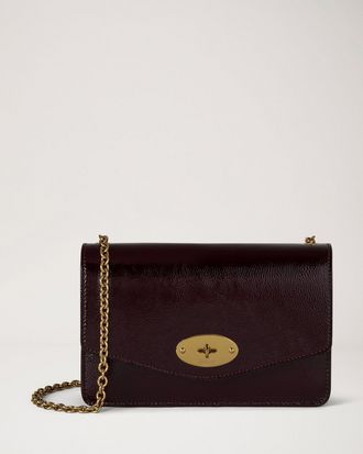 Mulberry スモール ダーリー ブラック レザーバッグ Mulberry | Darley Wallet | Black Small Classic Grain | Women