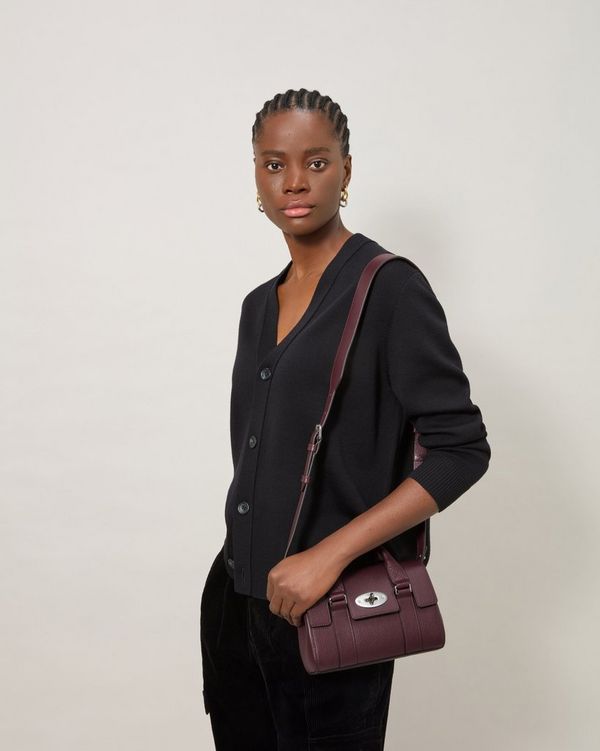 Mulberry | ミニ ベイズウォーター | ブラックチェリー スモール