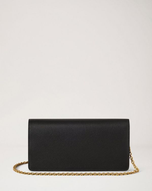 Mulberry | Darley Clutch | Black Small Classic Grain | Women