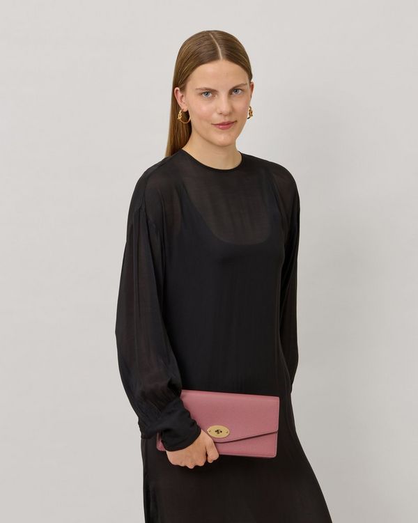 Mulberry | Darley Clutch | Pink Scrumpy Small Classic Grain | Women