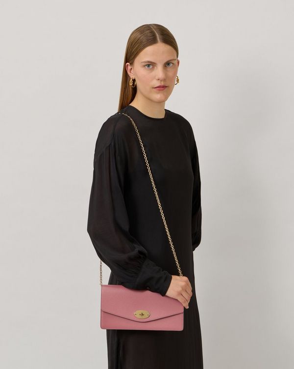Mulberry | Darley Clutch | Pink Scrumpy Small Classic Grain | Women
