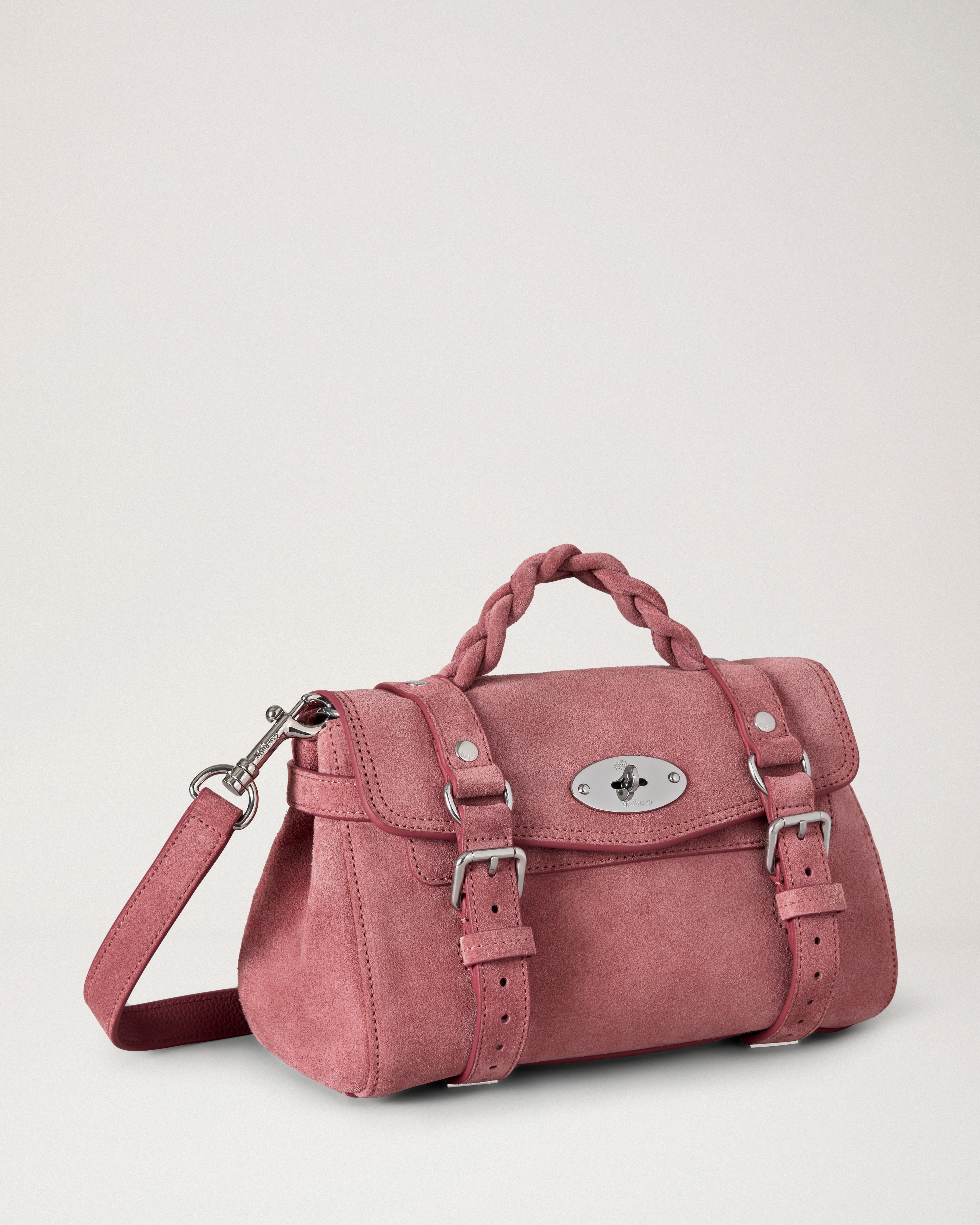 Mulberry | Mini Alexa | Pink Scrumpy Suede | Women