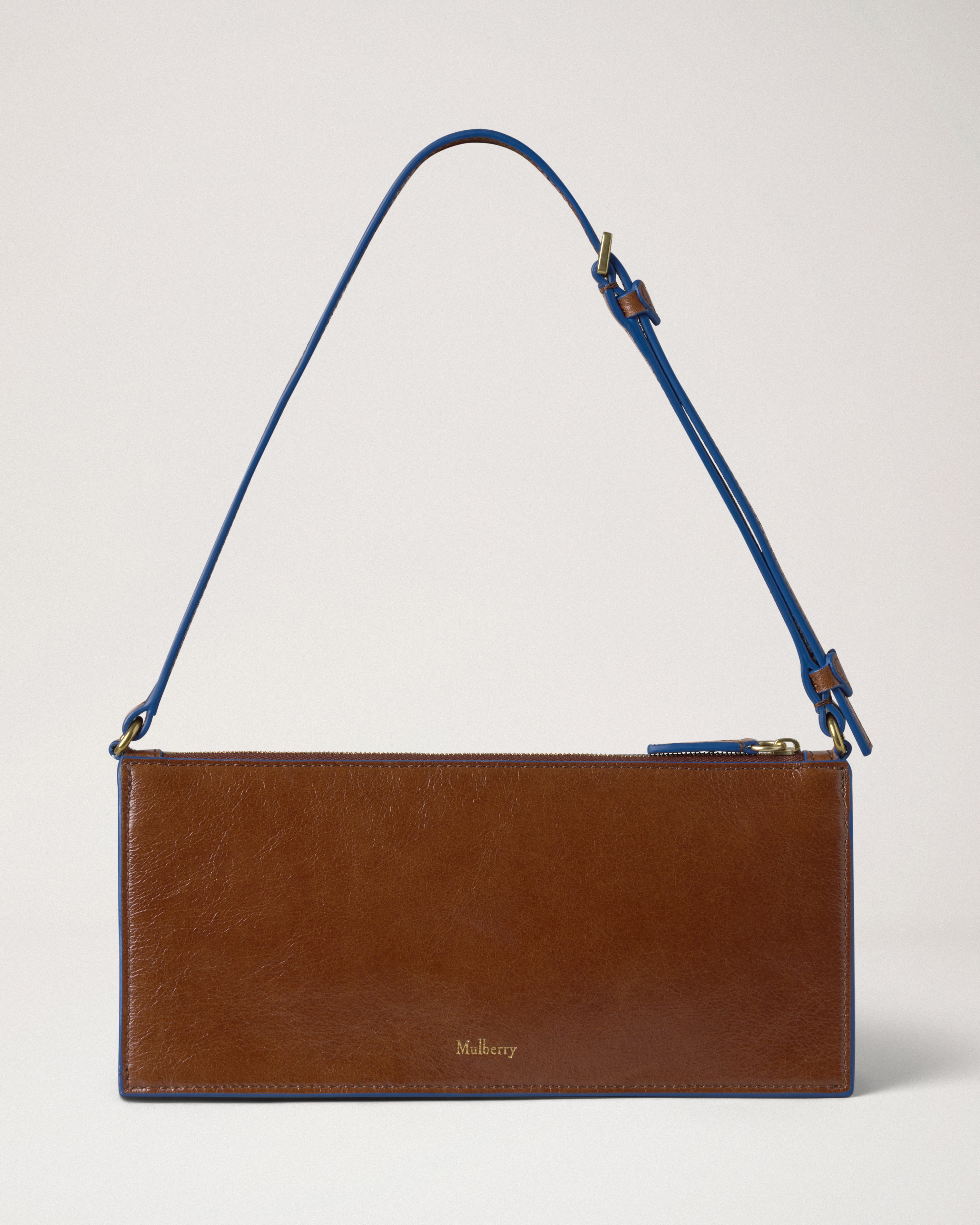 【専用】/rosyロージィーネイビー/ロングミニラウンドショルダー Mulberry | ミニ ロクサンヌ ショルダーバッグ | オーク＆ピグメント