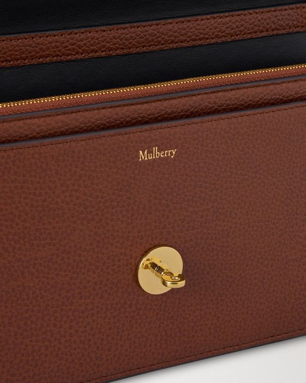 Mulberry | ダーリー クラッチ | オーク ツートンカラー スモール