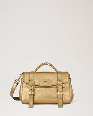 MULBERRY ミニバッグ Mulberry | Mini Zipped Bayswater | Black Small Classic Grain