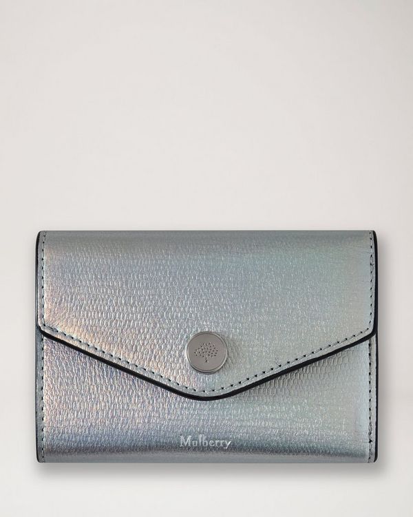 Mulberry | フォールデッド マルチカード ウォレット | シルバー 