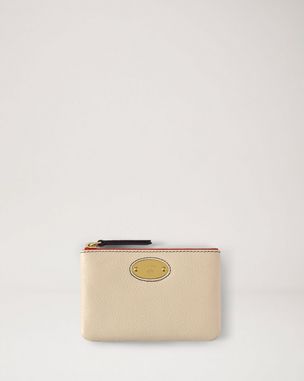 Mulberry / マルベリー | ラウンドジップ スモール レザーウォレット | ピンクベージュ | レディース Mulberry - Mulberry / マルベリー | ラウンドジップ スモール レザー