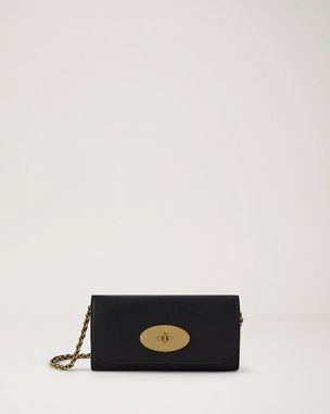 Mulberry | Mulberry Plaque Small Zip Coin Pouch | Black Small
