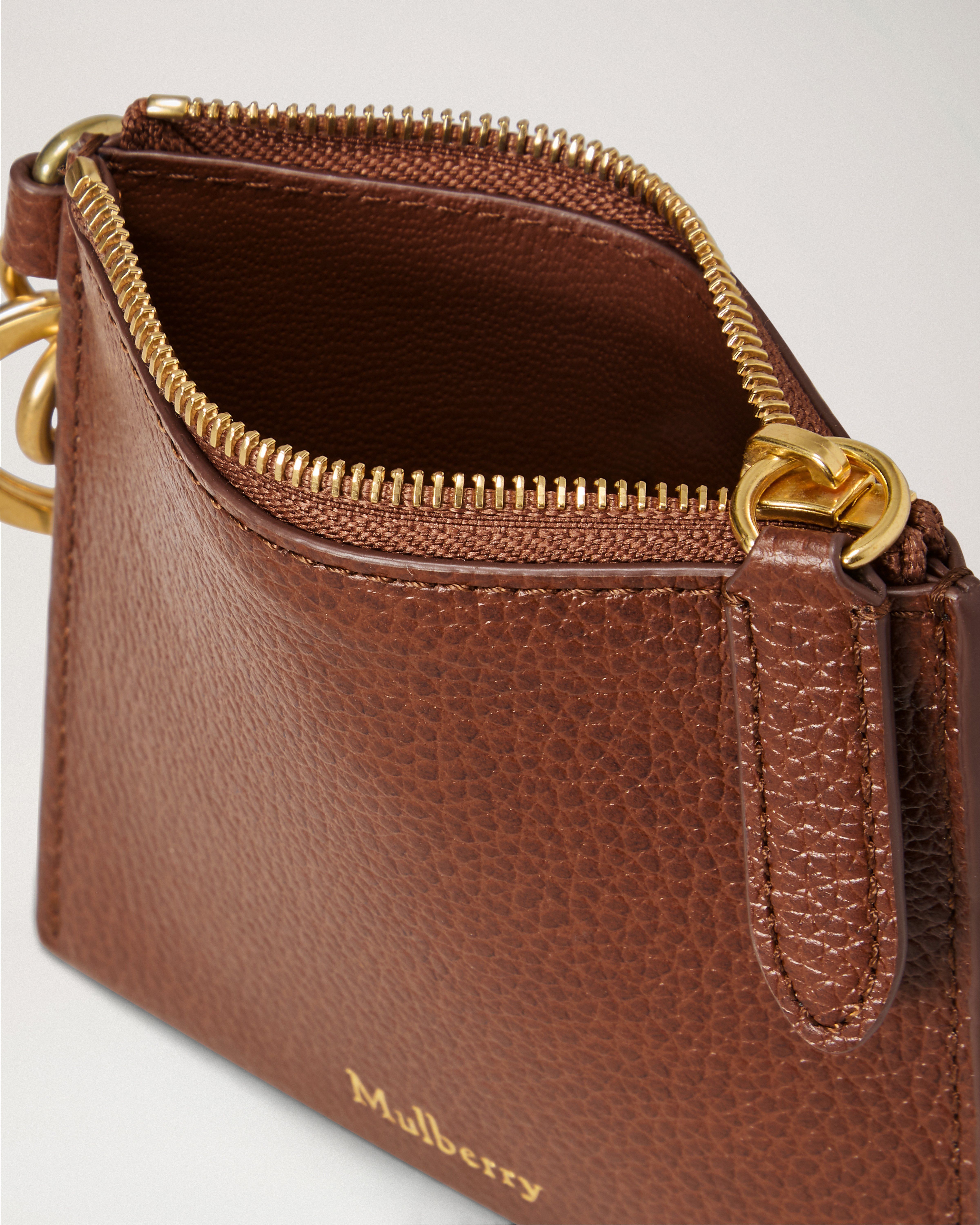Mulberry | クリップ ジップド クレジットカード ポーチ | オーク