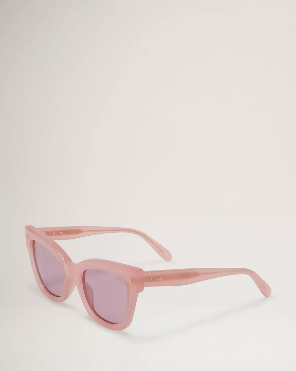 Kate Sunglasses Light Pink Acetate Sunglasses Mulberry