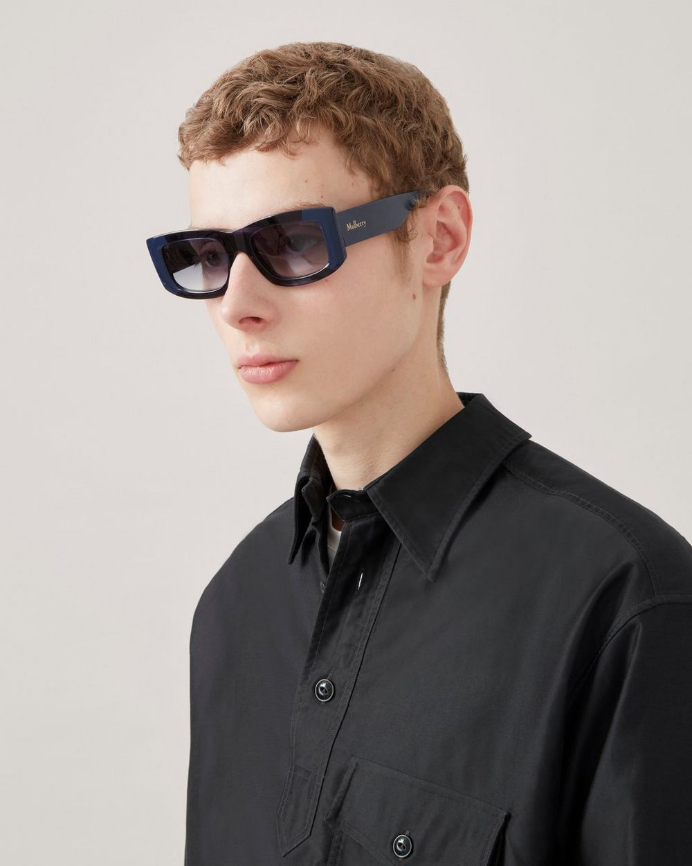 Noah Sunglasses | Sapphire Bio-Acetate | Sunglasses | Mulberry