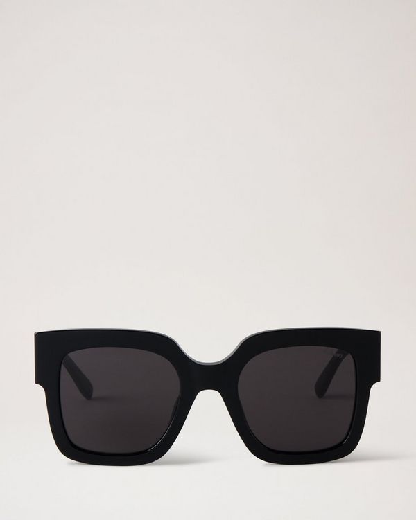 Sadie Sunglasses, Black Bio-Acetate, Sadie