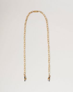 Softie Chain Crossbody Lanyard | Brass Metal | Personalisation 