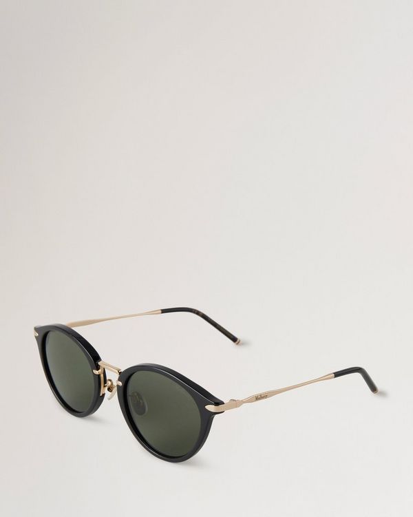 Heritage Sunglasses Black Metal Sunglasses Mulberry