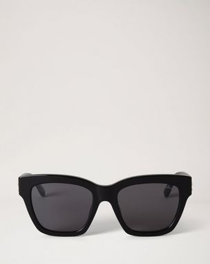 Mulberry | Lily Sunglasses | Black Bio Acetate | Lily