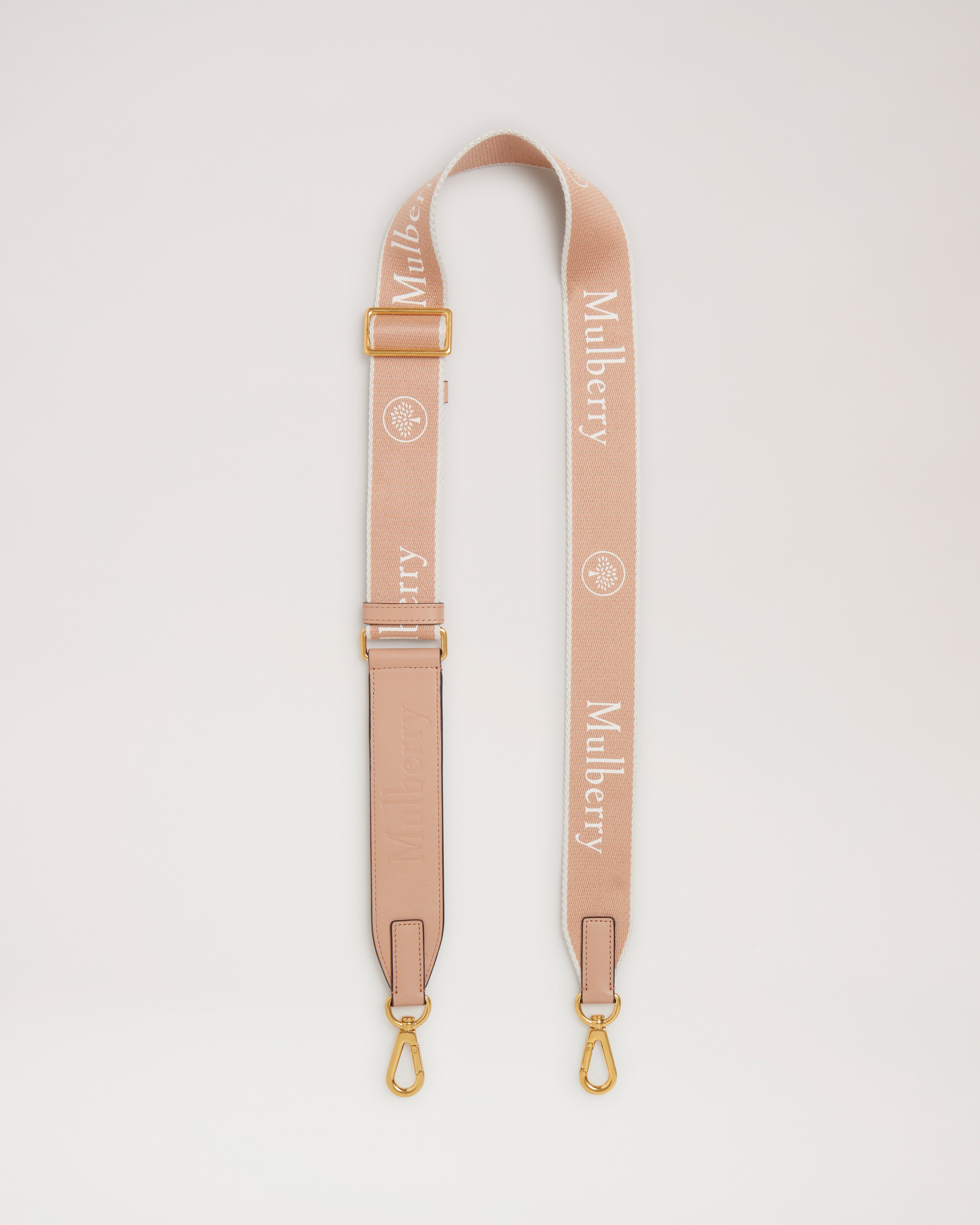 Logo Webbing Strap, Maple Micro Classic Grain & Webbing, Women